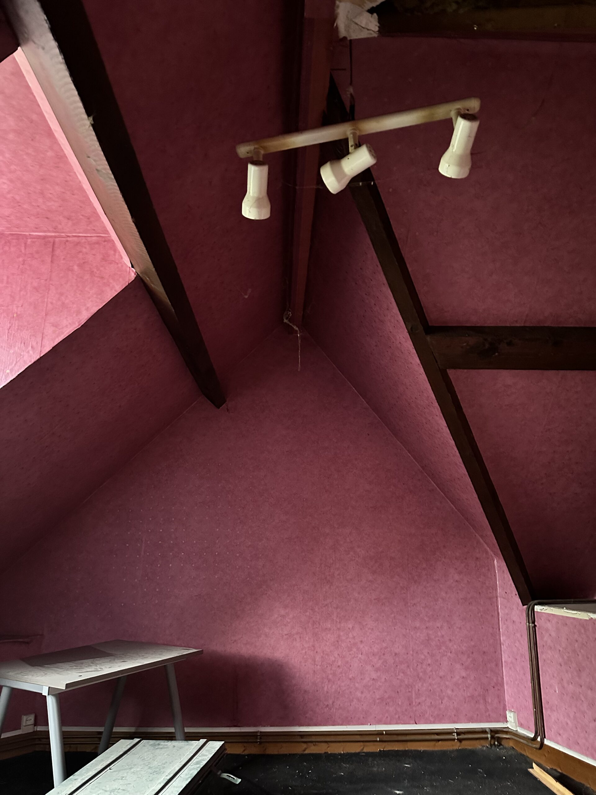 Création d’un studio sous les combles
